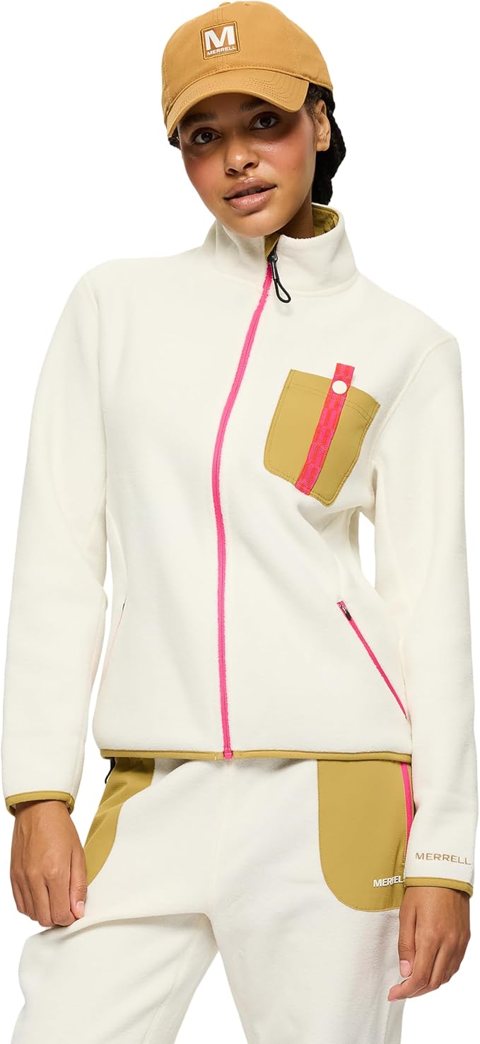 Merrell Women’s Jungle Fleece, Full Zip Outdoor Active Jacket